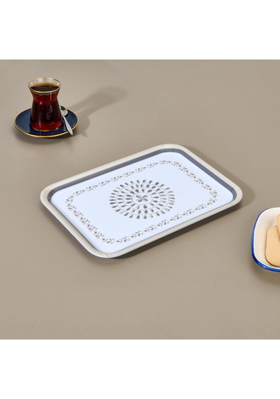 Kitchen Butas Tepsi - Renkli - 27x21 Cm Çok Renkli