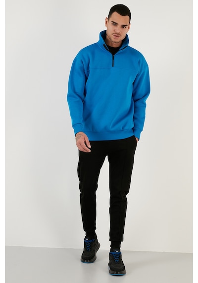 Buratti Erkek Sweat 59053431 Deniz Mavi Koyu Mavi