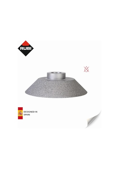 Rubi İnce Kumlu Kenar Taşlama Aparatı 45x20 -16946