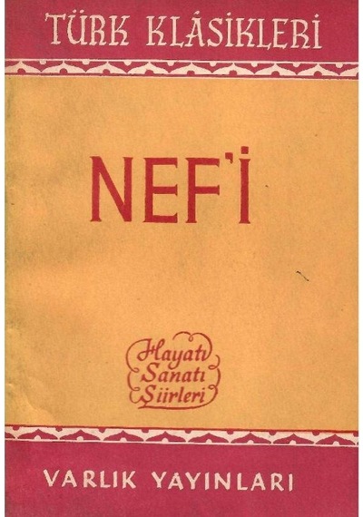 Nef'i Hayatı Sanatı Eserleri 1.baskı