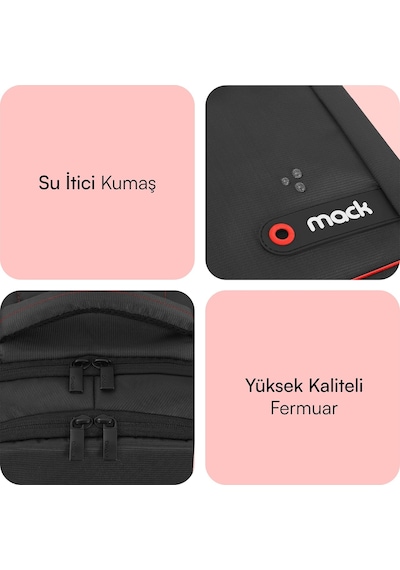 Mack Mcc-006 15.6" Office Usb Girişli Notebook Sırt Çantası