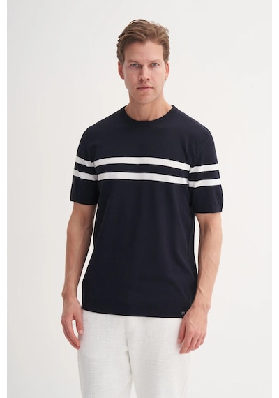 Cazador 3036 Erkek Bisiklet Yaka Triko T-shirt Laci