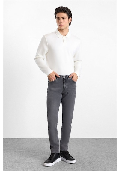 Süvari Antrasit Slim Normal Bel Denim Pantolon Sdn2016600004-s08
