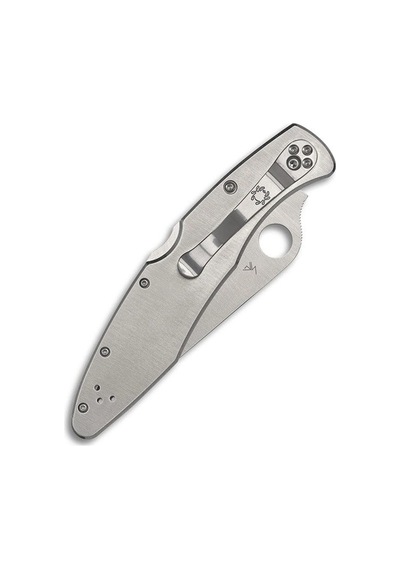 Spyderco Police Model Stainless Plainedge Çakı Gümüş