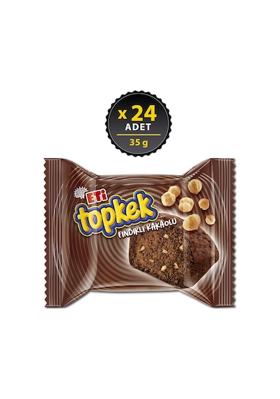 Eti Topkek Fındıklı Kakaolu 24 x 35 G