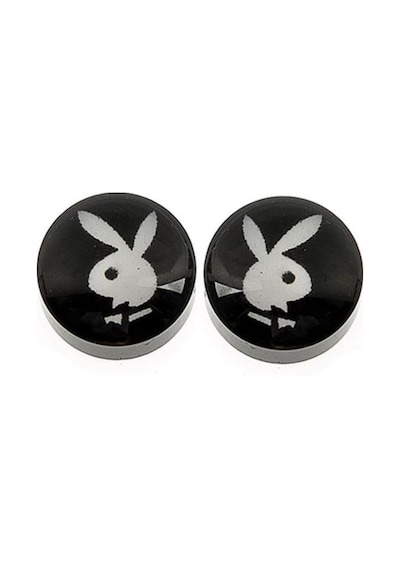 Tkpe00504 Playboy Çift Taraf Mıknatıs Unisex Küpe K2 Diğer