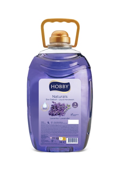 2 Adet Hobby Naturals Lavanta Sıvı Sabun 3 L