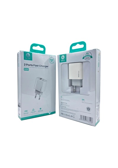 20w Pd + Qc3.0 Usb Çift Girişli Şarj Başlığı Dvıp N30