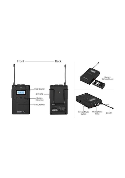 Boya Tx8 Pro Kablosuz Mikrofon Vericisi