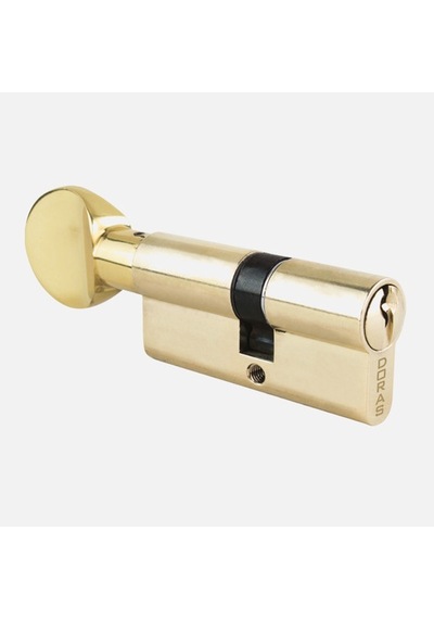 Doras Topuzlu Pirinç Barel 68mm Sarı Mandallı