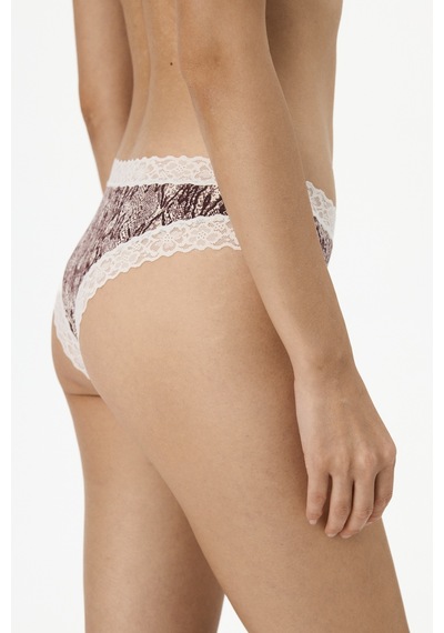 Penti Ekru Comfy Pamuklu Brazilian Külot
