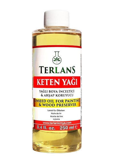 Resim Yağı Ahşap 250 Ml Linseed Oil