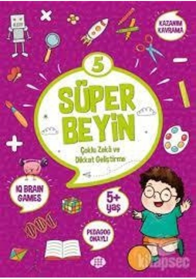 Süper Beyin 5 5+Yaş - Dokuz Yayınları