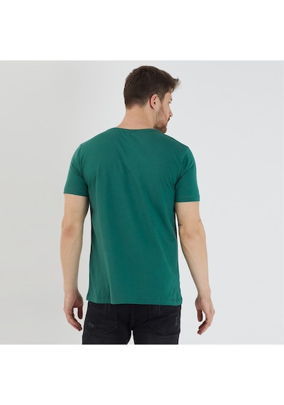 Slazenger SANDER KTN Erkek  Koyu Yeşil Tişört