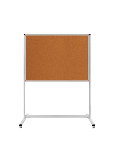 Panda 90 x 120 CM Sabit Tek Taraflı -  Tekerlekli Ayaklı Mantar Pano - pan171