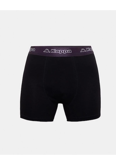 Kappa Logo Fuego 3 Pack Erkek Siyah-gri Slim Boxer