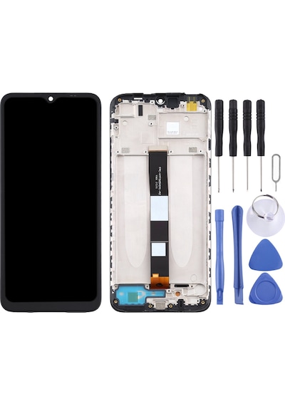 Xiaomi Uyumlu M2006c3lg Redmi 9a Ekran Lcd Full Çıtalı