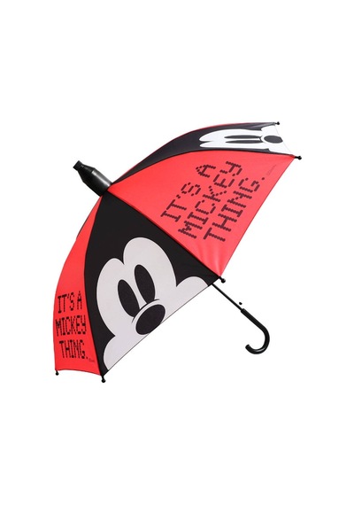 Mickey Mouse By Mickey Pvc Koruma Kılıflı Çocuk Şemsiyesi - 3 - 12 Yaş Arası Çap : 85 Cm Çok Renkli
