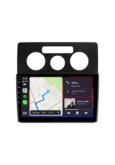 Volkswagen Caddy Android Multimedya 2004-2010 Manuel Carplay Android Auto 8gb Ram 128gb Pro 9"