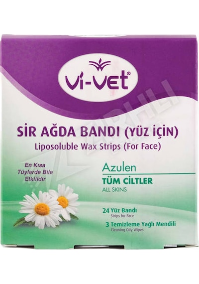 5 Adet Vi-vet Sir Ağda Bandı Yüz İçin Azulen