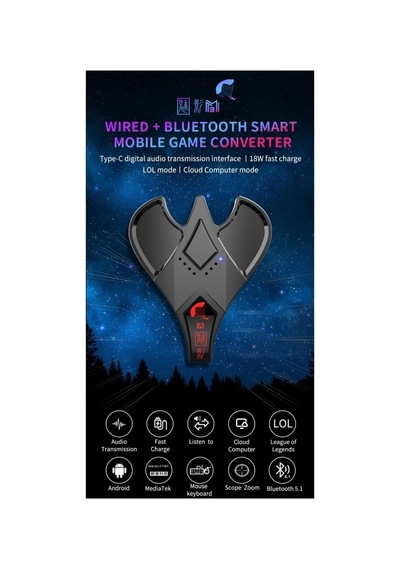 Kugamer M3 Pubg Mobile Klavye Mouse Konsol Dönüştürücü Silah Tanıma 2025 Model Pro Sürüm