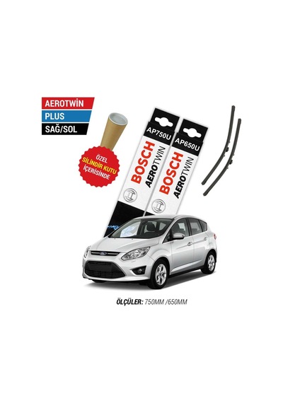 Ford C-max 2013 Model Silecek Takımı Ön Bosch Aerotwin Plus
