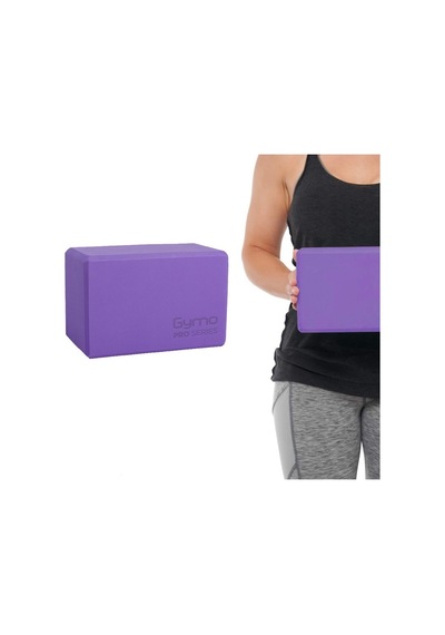 Gymo Pro Series Büyük Boy Yoga Blok Mor