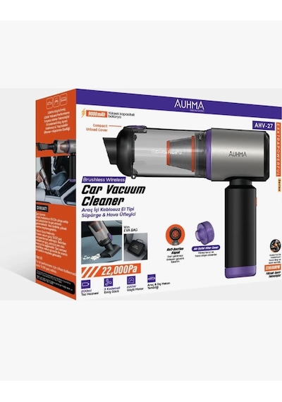 220 W 9000 Mah Araç İçi Basınçlı Hava Üfleme 22000pa