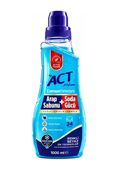 Sıvı Çamaşır Deterjanı Arap Sabunu Soda Gücü 3 Adet Diğer