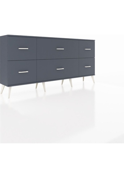 Arges Konsol 6 Çekmeceli 176x30x83 Antrasit-antrasit/antrasit Antrasit/antrasit Arges Konsol 6 Çekmeceli 176x30x83 Antrasit-antrasit/antrasit Antrasit/antrasit