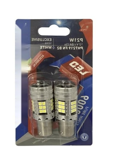 93 P21w Beyaz Tek Duy Fanlı Ampul Takımı, 12 Volt, 2 Adet 10c