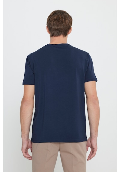 AC&Co / Altınyıldız Classics Erkek Lacı Standart Fit Normal Kesim Bisiklet Yaka Pamuklu Tişört Lacivert AC&Co / Altınyıldız Classics Erkek Lacı Standart Fit Normal Kesim Bisiklet Yaka Pamuklu Tişört Lacivert