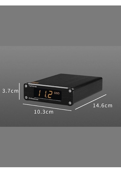 Topping D10 Balanced Hifi Dac Usb Ses Dönüştürücü Siyah - D10b Bk