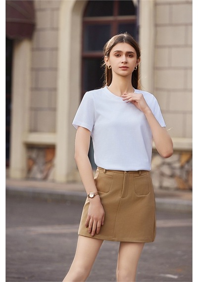 New Performance Premium Basic T-shirt %61,7 Pamuk %34,7 Polyester %3,6 Dut İpeği Beyaz