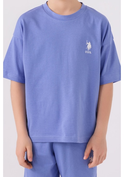 U.S. Polo Assn. Erkek Çocuk Mavi Bermuda Takım 5274-43687 Mavi