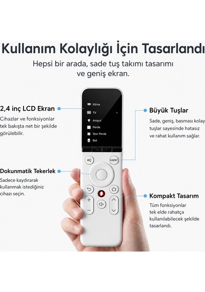 Akıllı Kumanda Tüm Markalarla Uyumlu