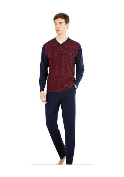 Pierre Cardin 6023 Erkek Jakarlı Pijama Takımı 001