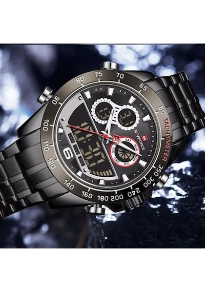 Naviforce Dijital Analog Alarmlı Spor Erkek Kol Saati
