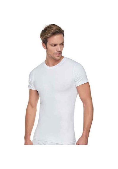 Tutku Erkek Beyaz Sıfır Yaka Fanila 0105 6'lı Paket 001