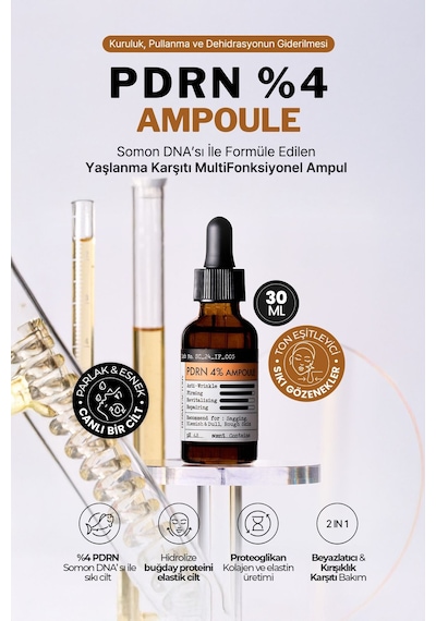 Derma Factory PDRN Somon DNA ve Sıkılaştırıcı Serum Derma Factory PDRN %4 Ampoule 30 ml