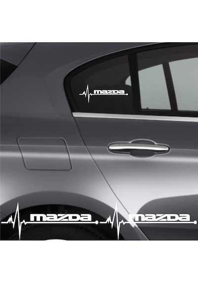 Mazda 6 İçin Uyumlu Aksesuar Oto Ritim Sticker 2 Adet 20 9 Cm