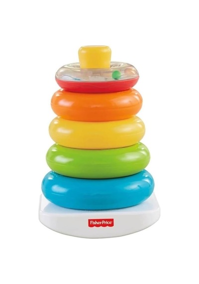 Fisher Price Renkli Halkalar Ve Numaralı Kaplar Eğlenceli Oyuncak