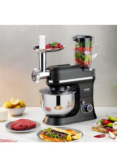 Schafer Prochef Master Multi Kıyma Aparatlı 1500 W Stand Mikser 5 L-antrasit
