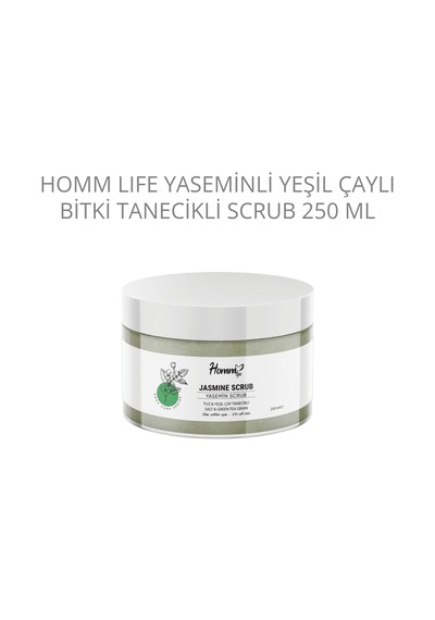 Yaseminli Yeşil Çaylı Bitki Tanecikli Scrub