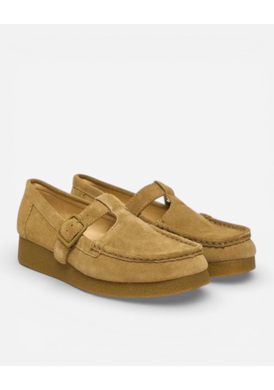 Clarks Wallabeeevobar Dark Sand Suede Kadın Bej Günlük Ayakkabı 26183152