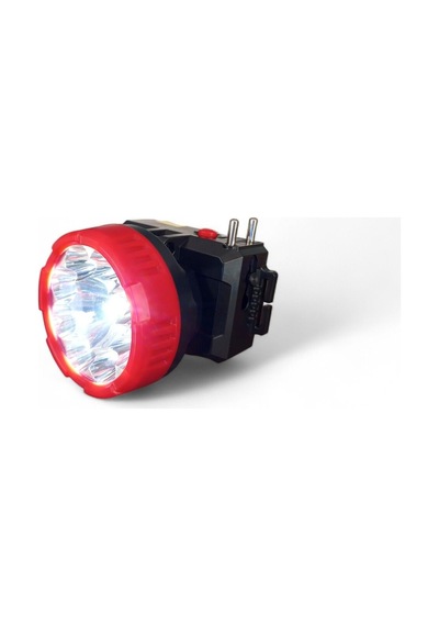 Ultra Güçlü 1w 8led Düşük 10 Yüksek 5 Saate Kadar Çalışma Süreli Kafa Lambası Kırmızı