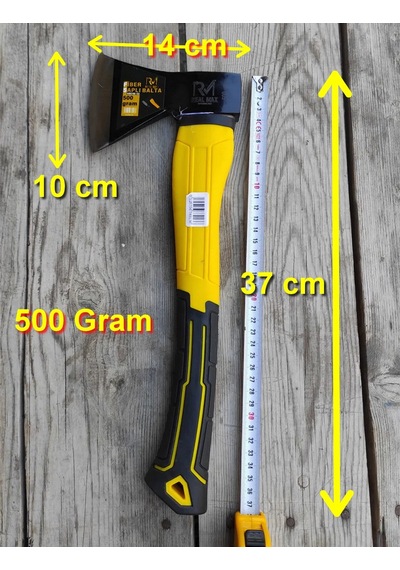 Fiber Saplı Balta Realmax Kemik Kırma Nacak Kamp Baltası Odun Kesme Baltası Kemik Kırma Baltası