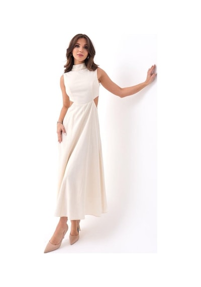 Meleners 7094 Elbise-bej Bej