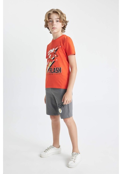 Defacto Erkek Çocuk The Flash Kısa Kollu Şortlu Pijama Takımı C5598a824smog588 Turuncu Defacto Erkek Çocuk The Flash Kısa Kollu Şortlu Pijama Takımı C5598a824smog588 Turuncu