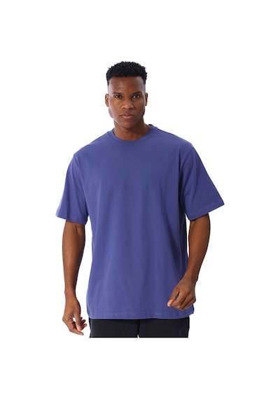 Sportive Wink Oversize Erkek Mavi Günlük Stil T-shirt 25ke1024-mvı Mavi